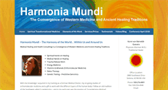 Desktop Screenshot of harmoniamundi.info